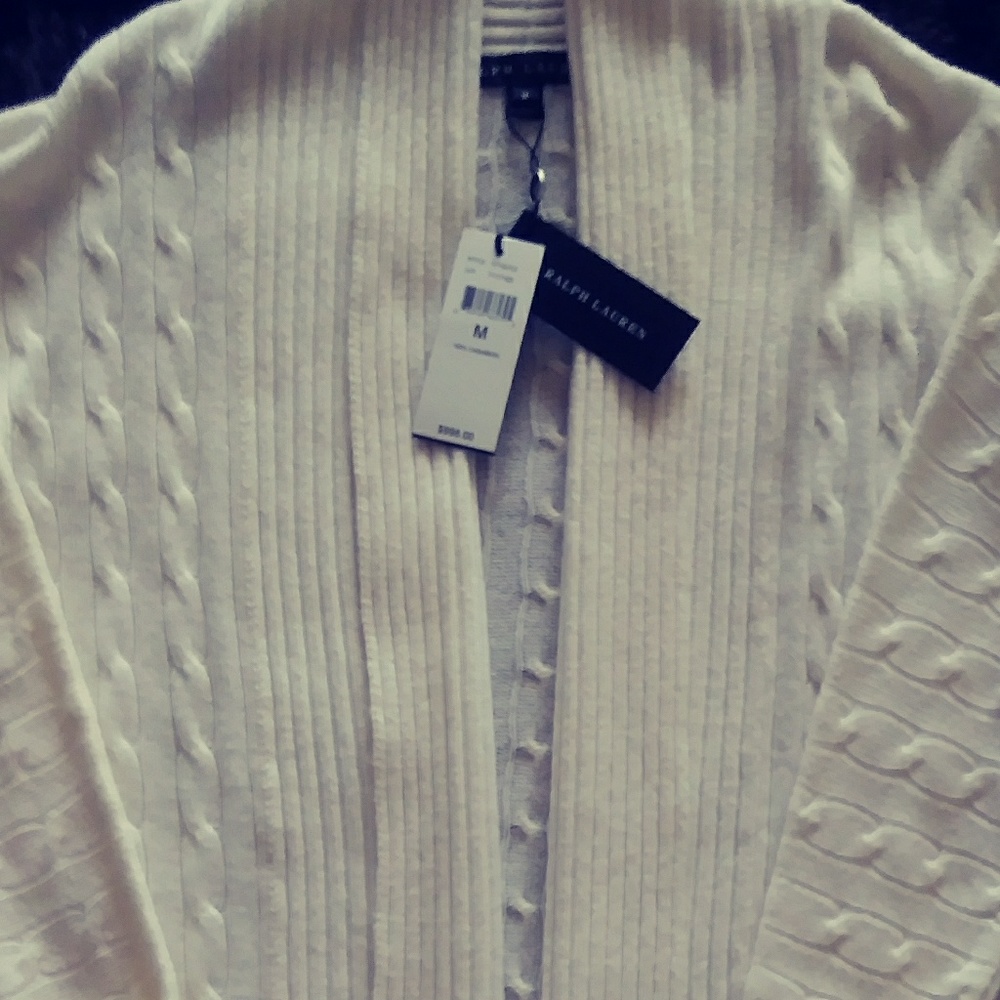 Ralph Lauren Cashmere Shawl Collar Sweater